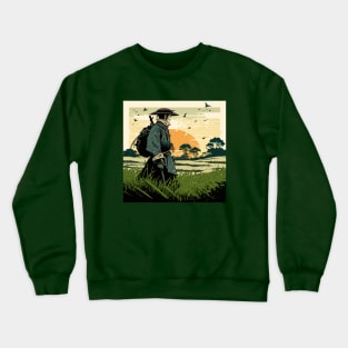 Ronin in a Rice Field Crewneck Sweatshirt